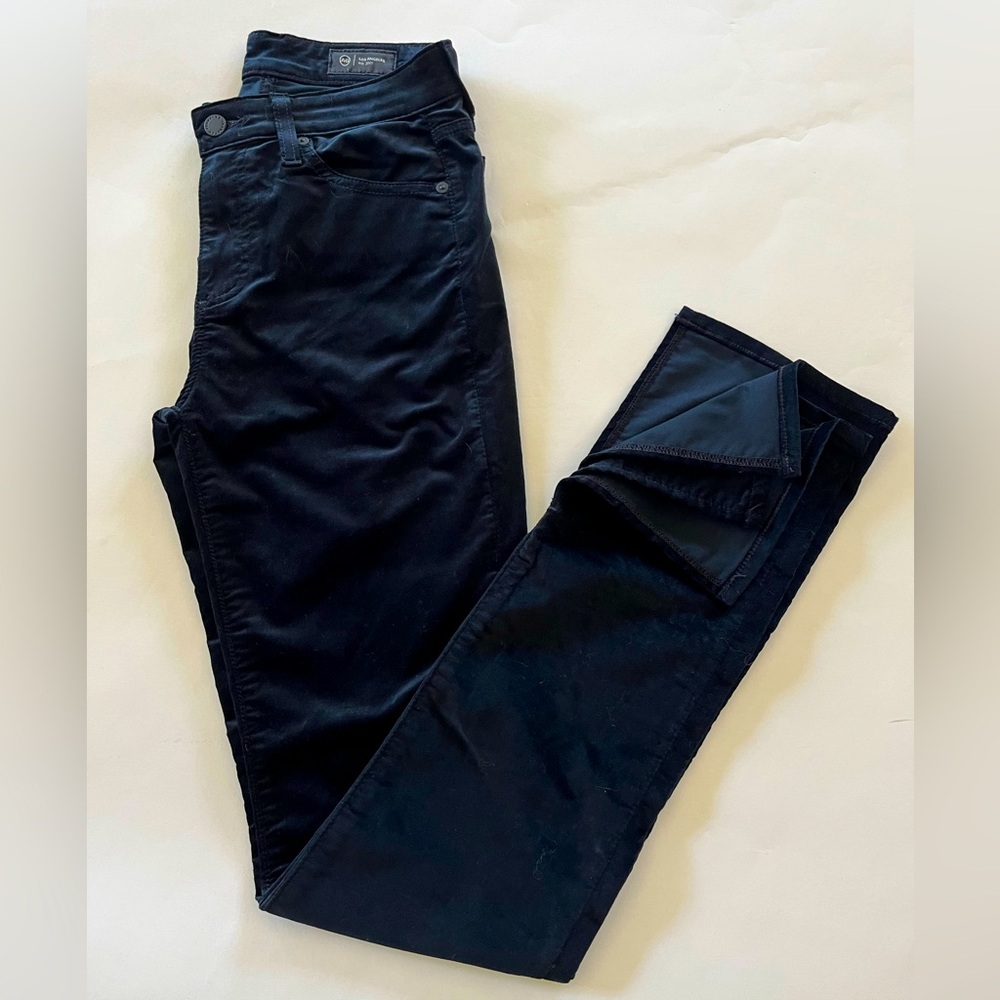 AG MARI EXTENDED High Rise Slim Straight Jeans